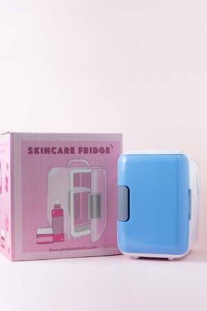 Mini skincare fridge - blue